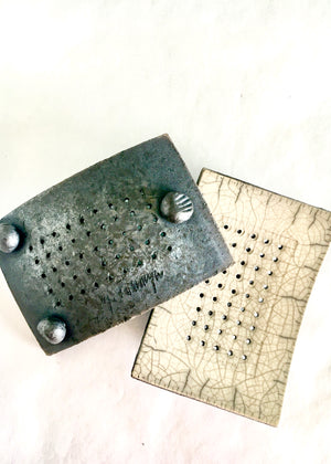 Raku soap dish